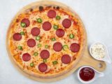 Hot dog pizza
