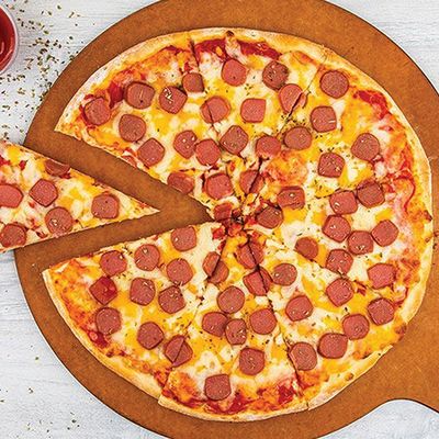 Mexican Hot Dog Pizza