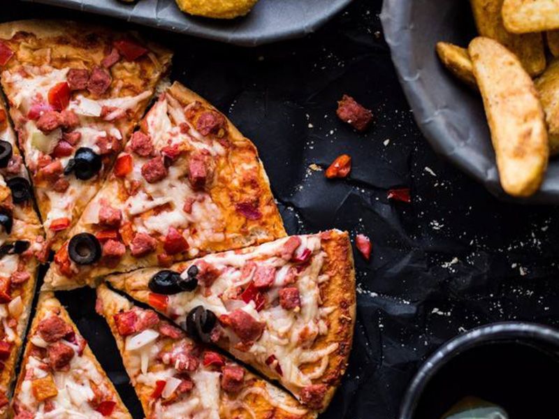 Hot Dog Pizza