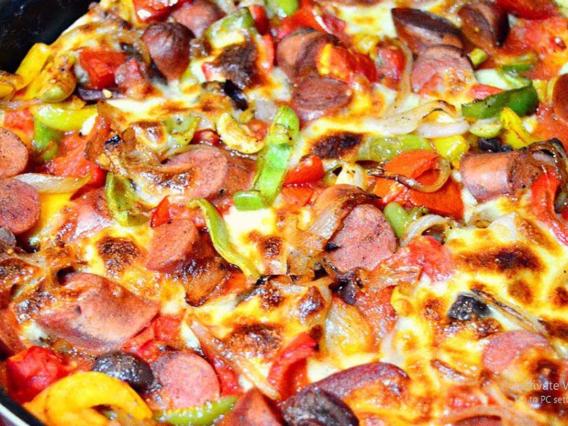 Hot Dog Pizza