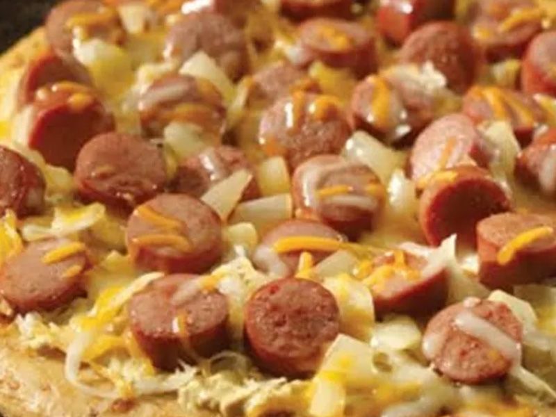 Oriental Sausage Pizza