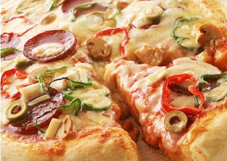 Mix Cheese Oriental Pizza