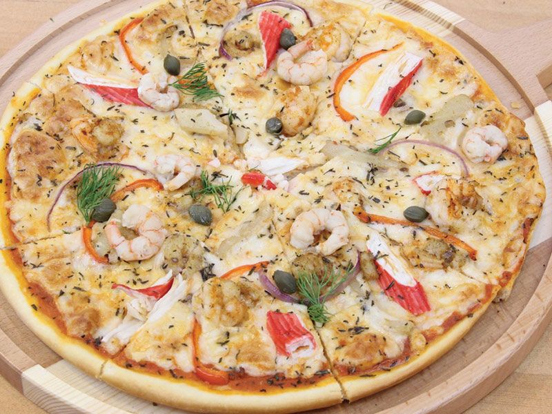 Seafood Pizza