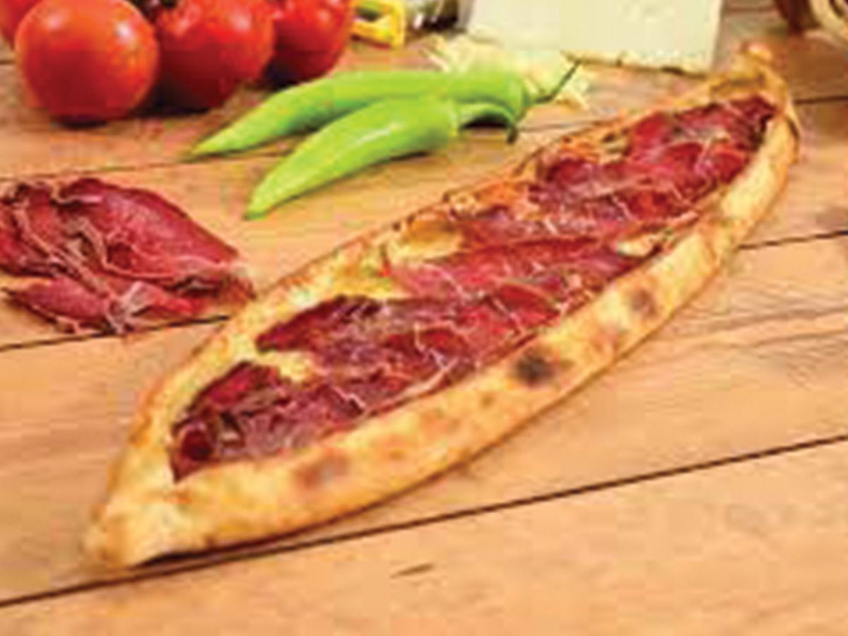 Pide With Pastrami