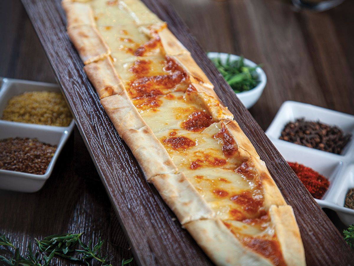 Pide With Mozzarella