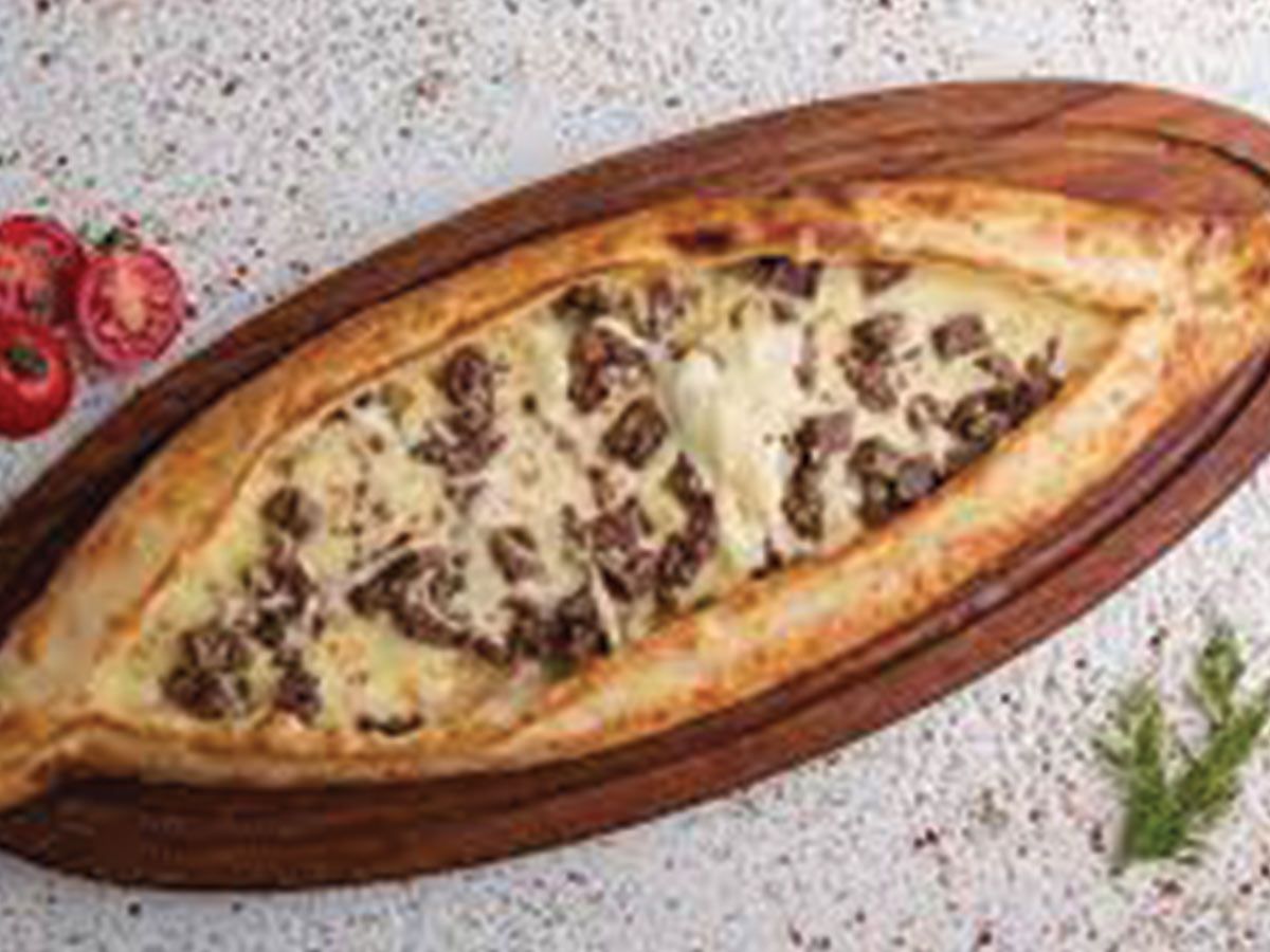 Pide With Doner Meat