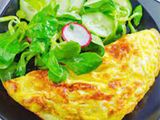 Omelette With Pastrami Sandwich