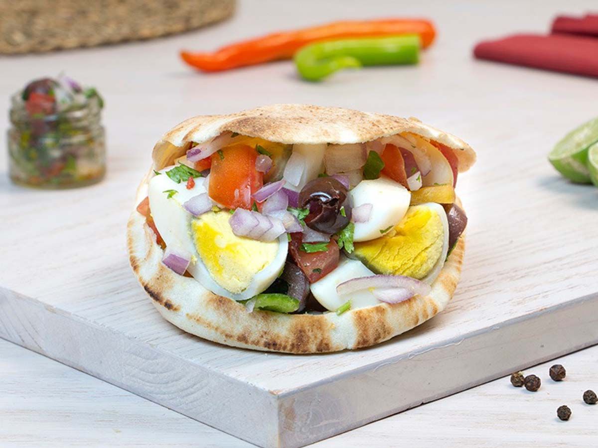 Alexandrian Eggs Sandwich