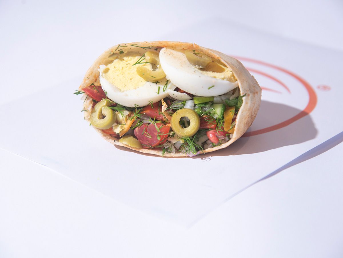 Alexandrian Eggs Sandwich