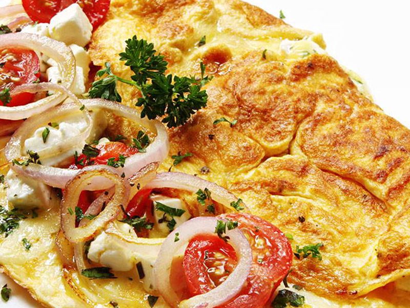 Omelette Eggs Sandwich