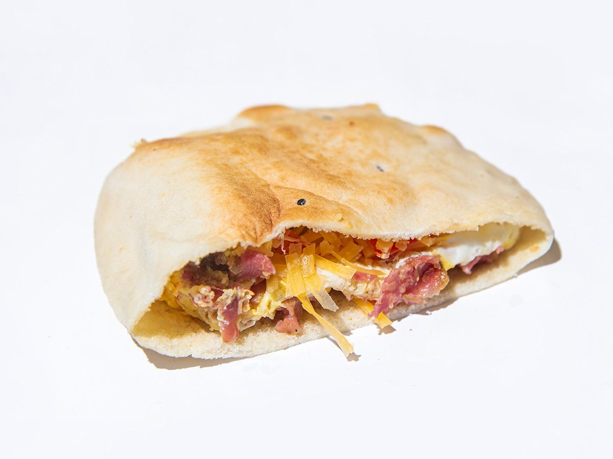 Eggs With Pastrami Crepe