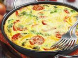 Eggs With Pastrami And Kiri Cheese