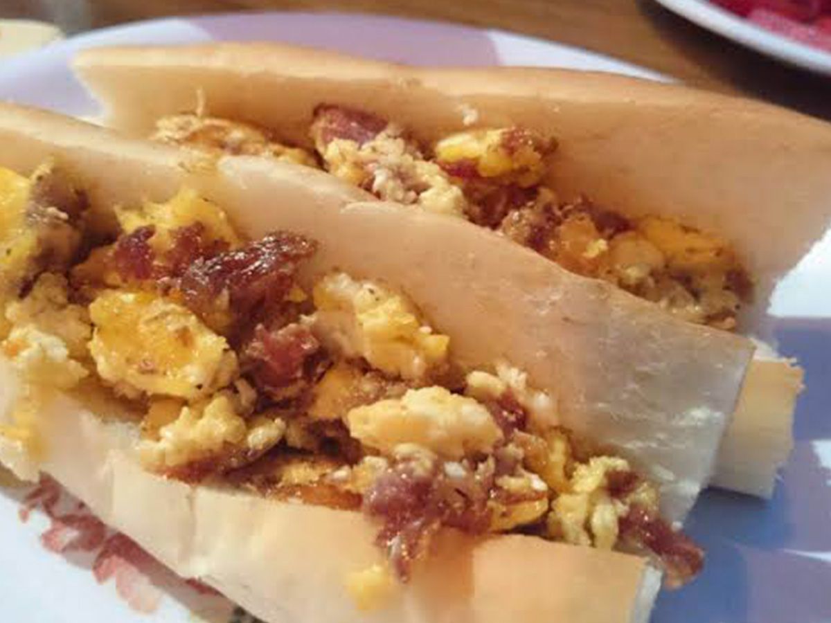 Pastrami eggs Sandwich