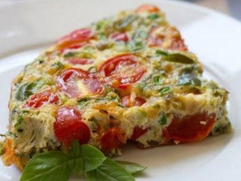Pizza Eggs Sandwich