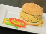 Eggs With Vegetables Sandwich