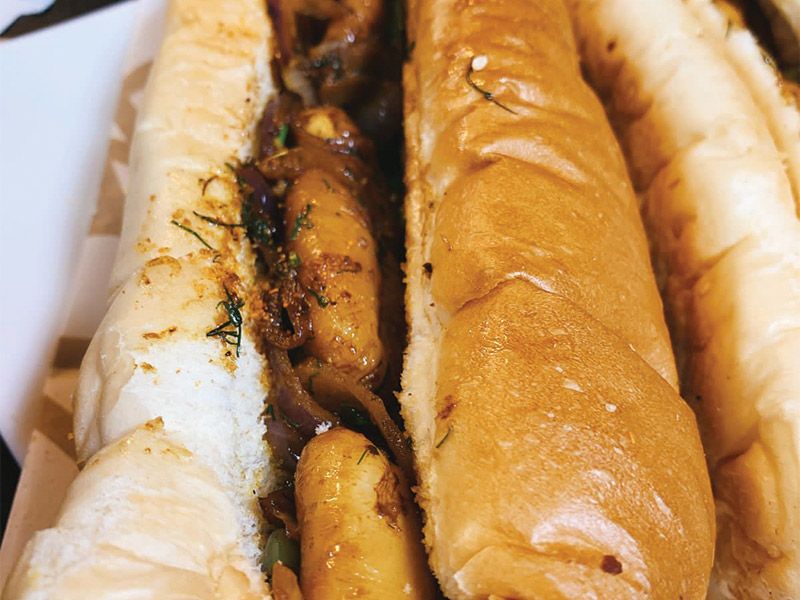Vienna Bread Squid Eggs Sandwich