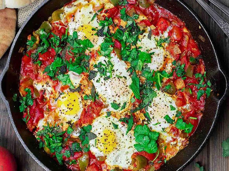 Shakshoka Eggs Pan