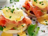 Fried Eggs With Smoked Salmon