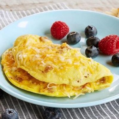 Omlette With Kiri Plate