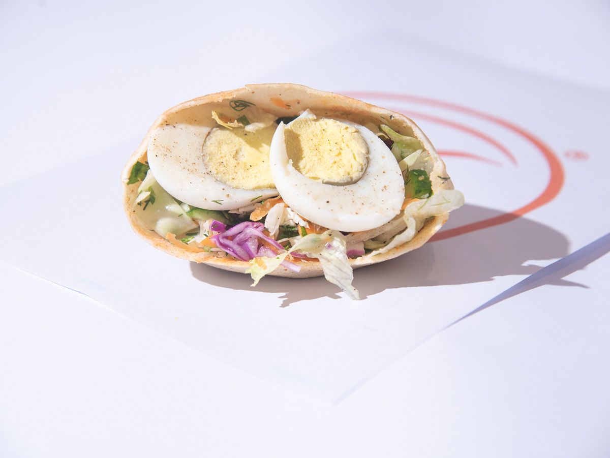 Boiled Eggs Sandwich