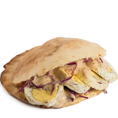 Boiled Eggs With Potato Chips Sandwich