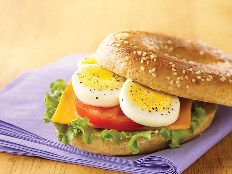 Boiled Eggs Sandwich