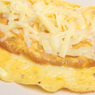 طبق بيض مقلي مع ديك رومي