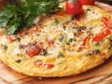 Omelette With Mozzarella Cheese Sandwich