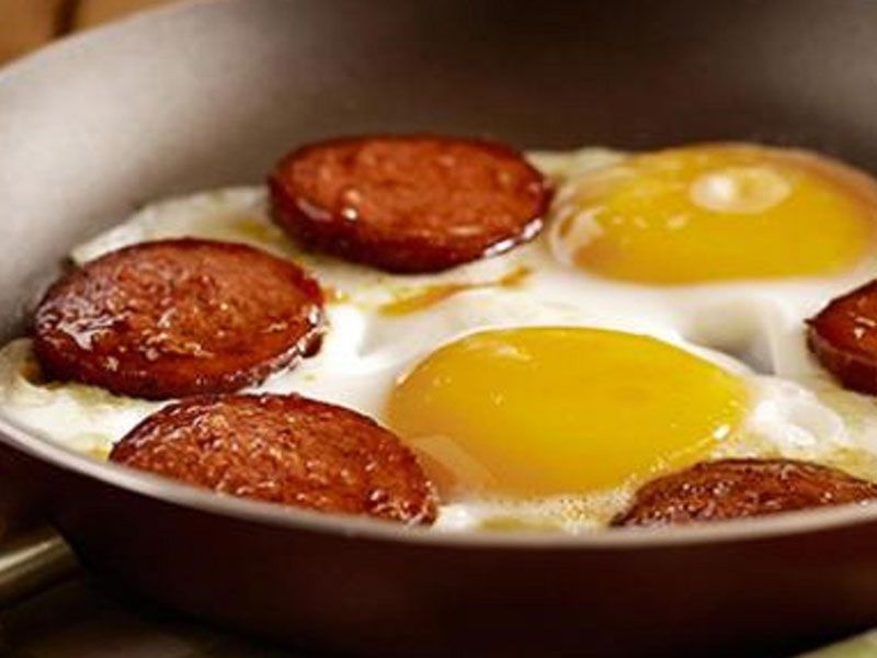 Eggs With Hot Dog
