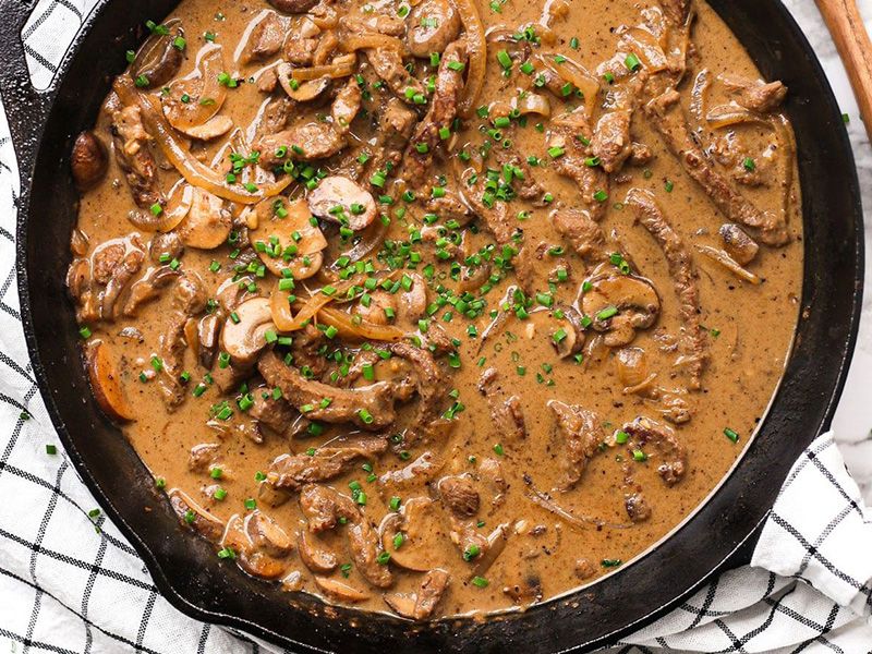 Beef Stroganoff