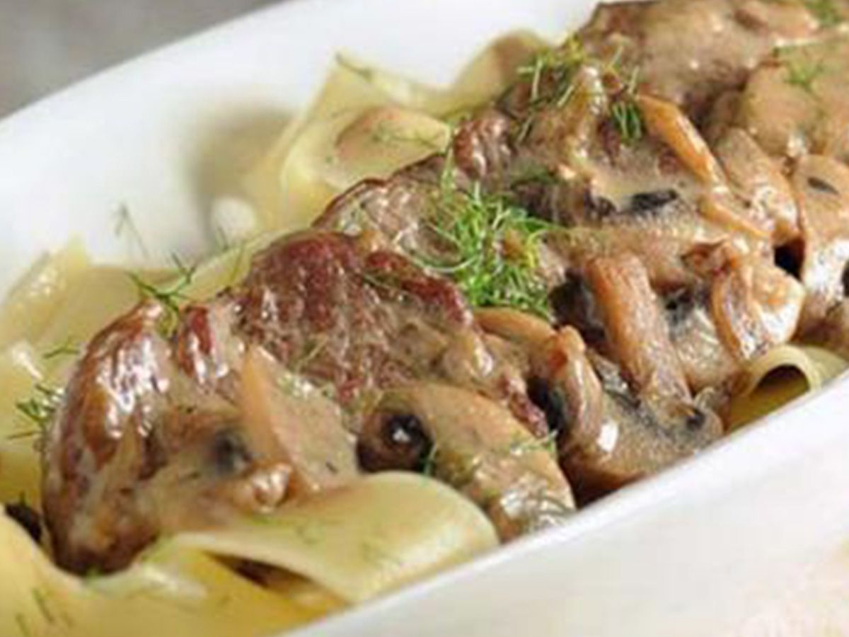 Beef Stroganoff Dish