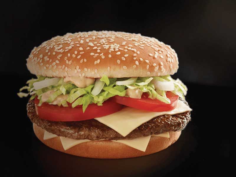 Beef Burger With Onion Sandwich