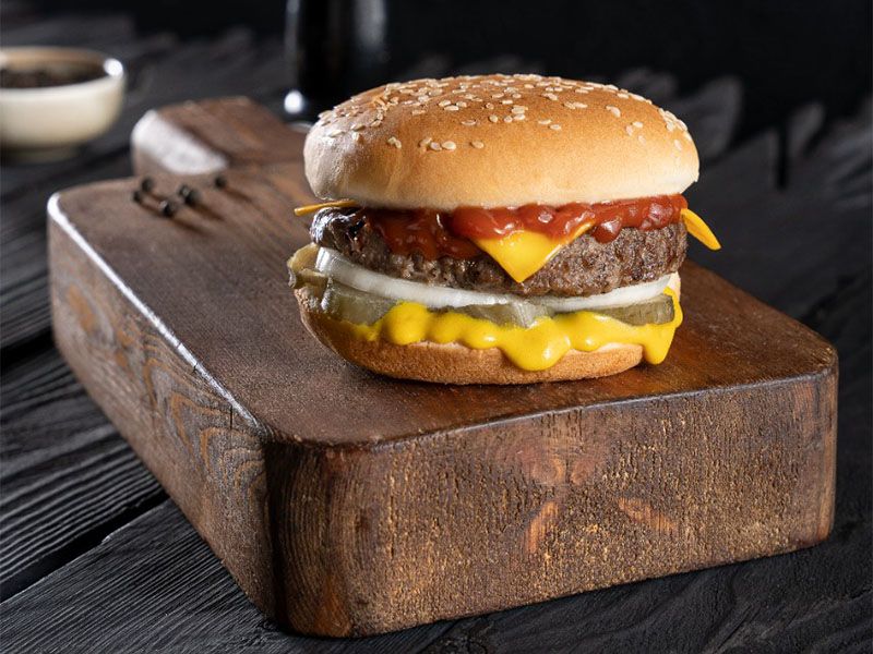 Cheese Beef Burger Sandwich