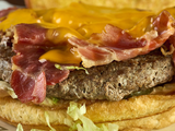 Beef Burger Bacon Sanwich
