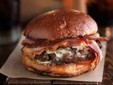Burger With Beef Bacon Sandwich