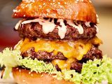 Beef Bacon Burger Sandwich