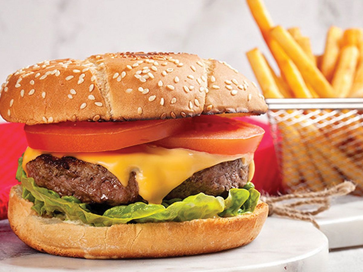 beef cheese burger