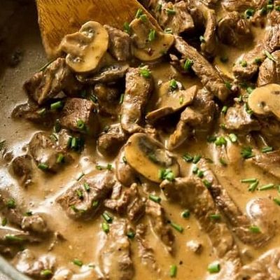 Beef Stroganoff