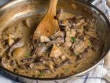Meat Stroganoff Platter