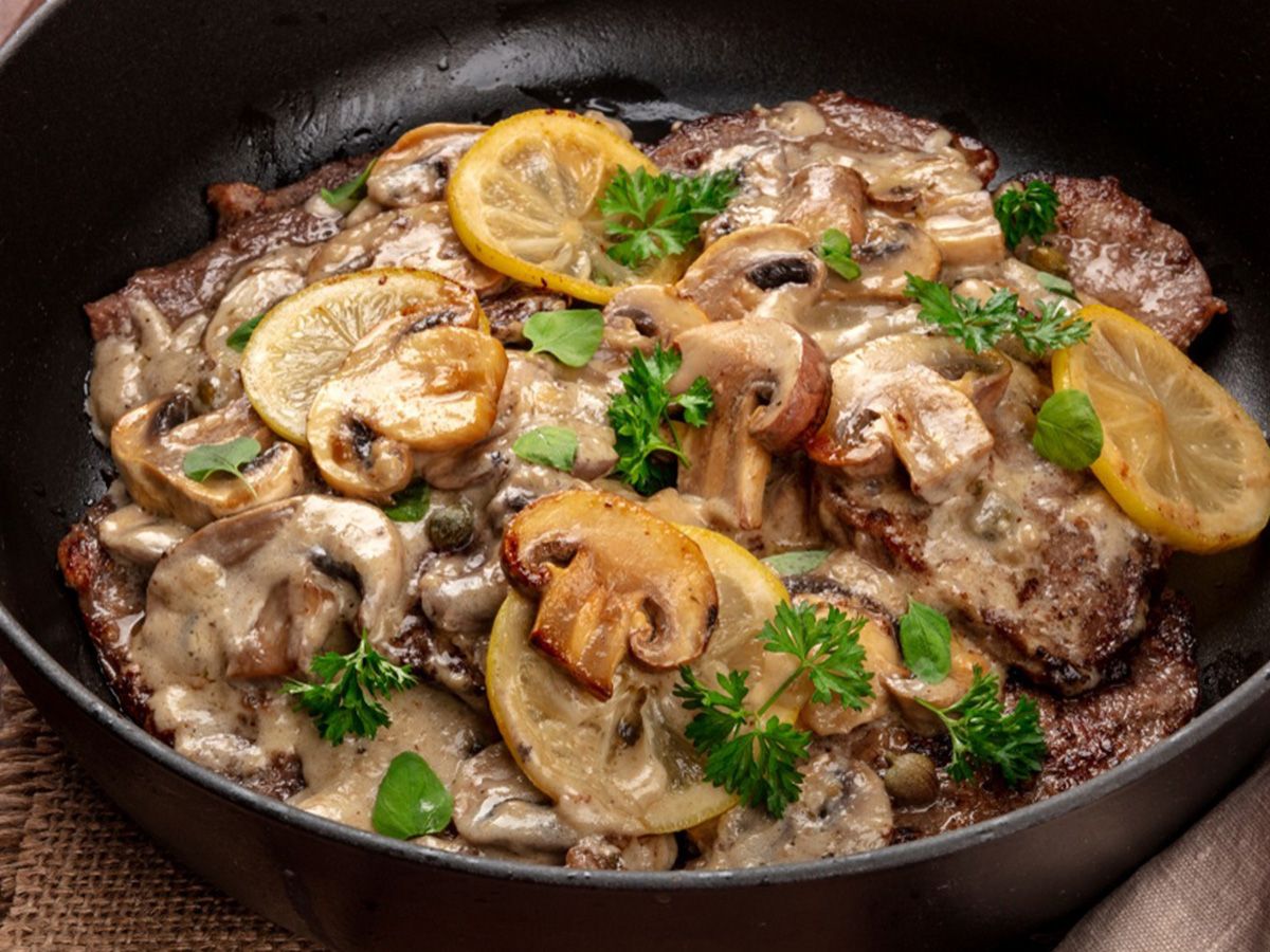 Piccata mushroom