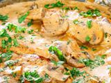 Piccata With Mushroom Platter