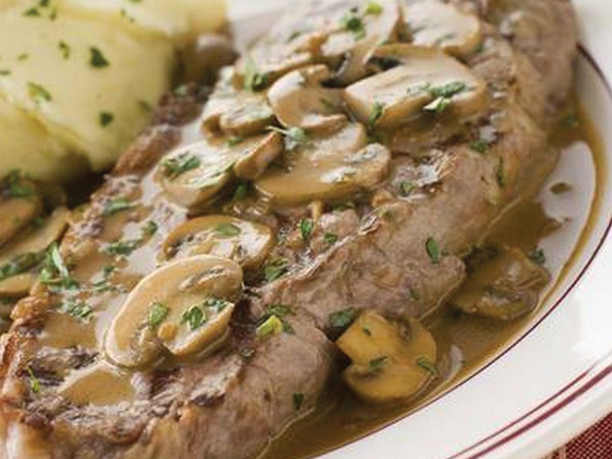 Beef Mushroom Piccata