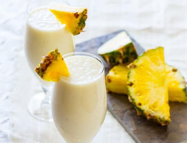 Pina colada milkshake