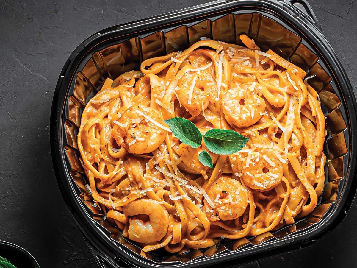 Pink Sauce Shrimp Pasta