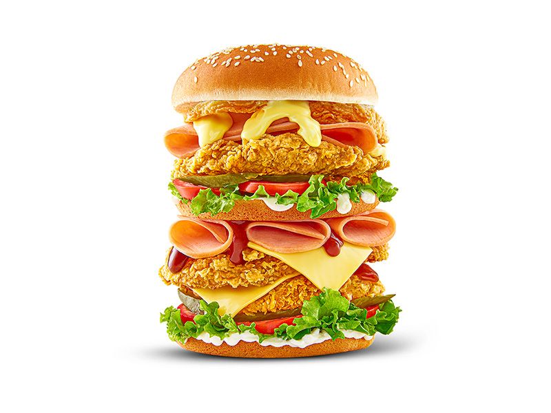 Tastos Tower Chicken Sandwich