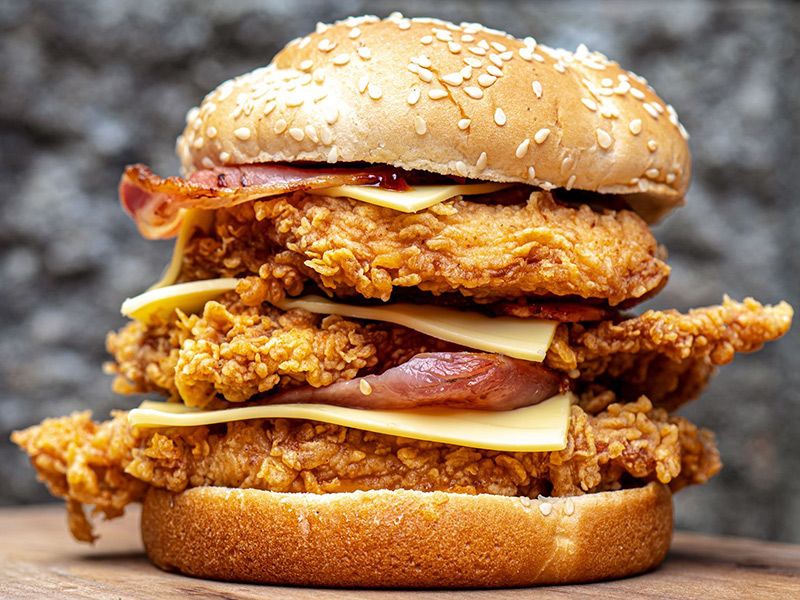 Triple Crispy Chicken Sandwich