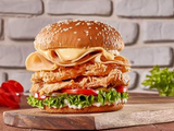 Chicken Turkey Club Sandwich