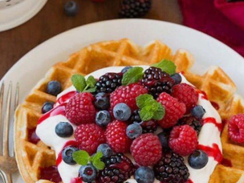 Mixed Berry Waffle