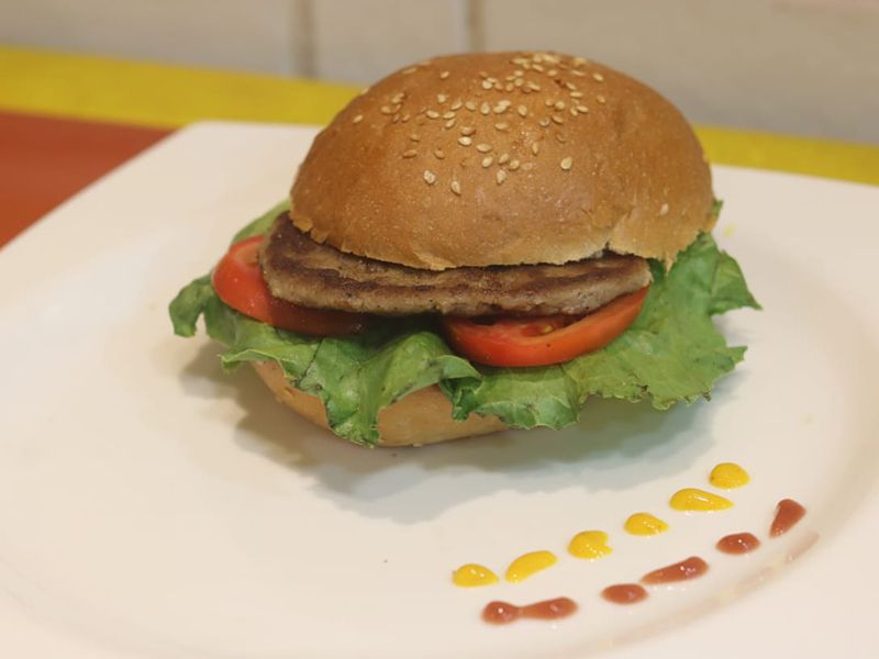 Child Beef Burger Sandwich
