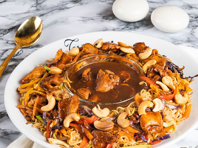 Chinese Chicken Noodles Platter